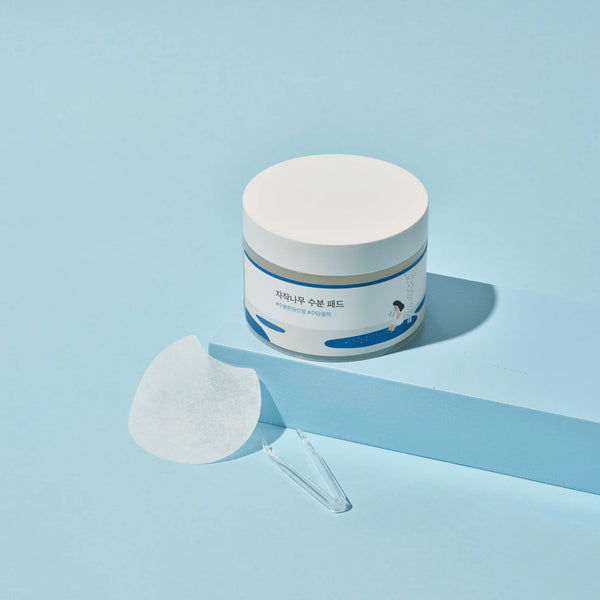 Round Lab -Birch Juice  Moisturizing Pad 80 pcs راوند لاب - بيرتش لبادات مرطبة للوجه