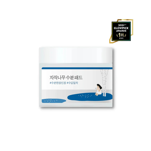 Round Lab -Birch Juice  Moisturizing Pad 80 pcs راوند لاب - بيرتش لبادات مرطبة للوجه