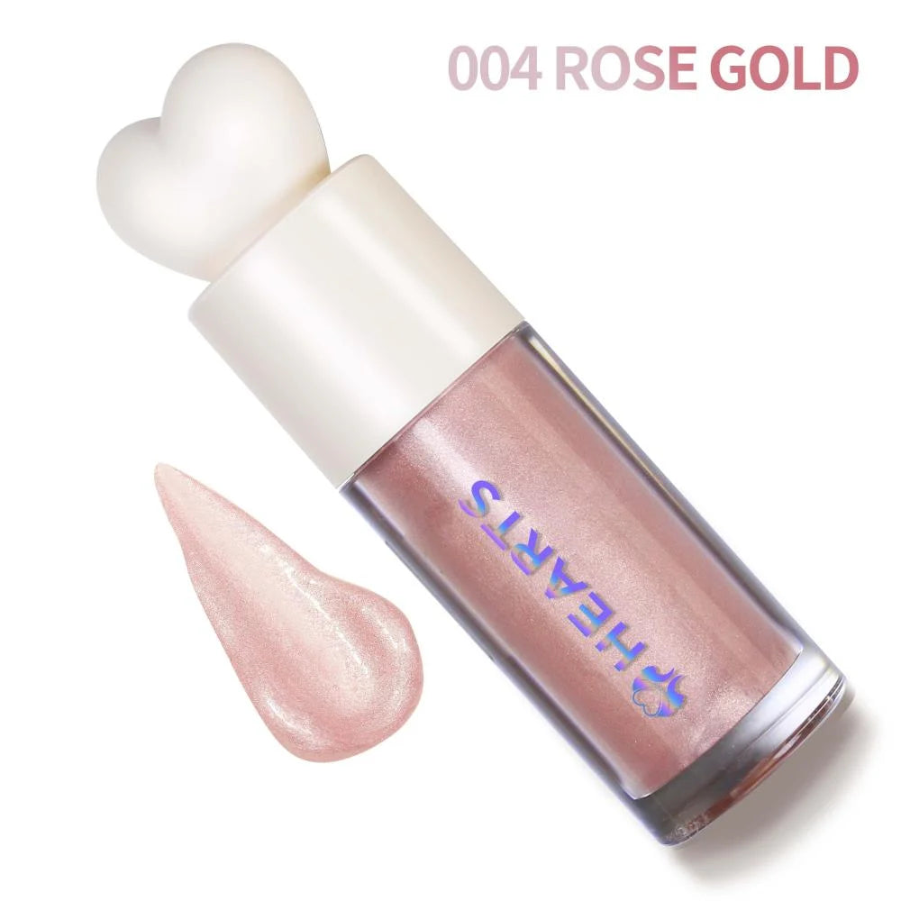 Hearts Soft Liquid Highlighter - 004 Rose Gold هايلايتر سائل