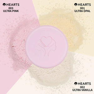 Hearts Soft Setting Powder - 002 Ultra Vanilla بودرة تثبيت ناعمة