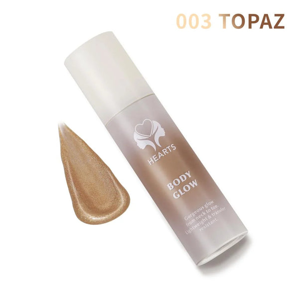 Hearts Body Glow - 003 Topaz هايلايتر للجسم