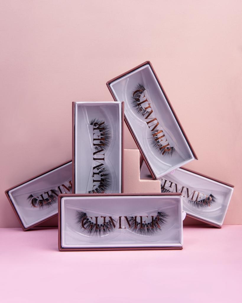 Glimmer Beauty soft mink eyelashes-Miami - رموش غليمر