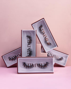 Glimmer Beauty soft mink eyelashes-Miami - رموش غليمر