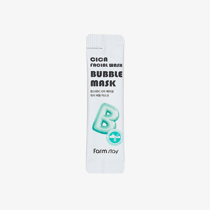 FARMSTAY CICA FACIAL WASH BUBBLE MASK