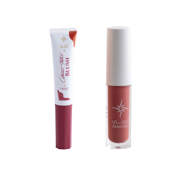 Addoony Better Together -  About That Blush (Peach) + About That Lip Oil (Honey)