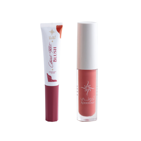 Addoony Better Together -  About That Blush (Coral) + About That Lip Oil (Coral)