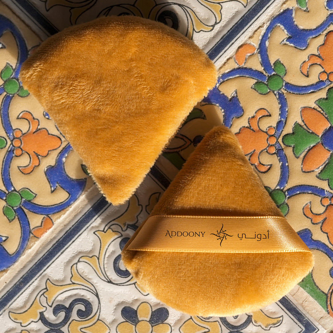 Addoony Velour Powder Puffs (2 piece set)