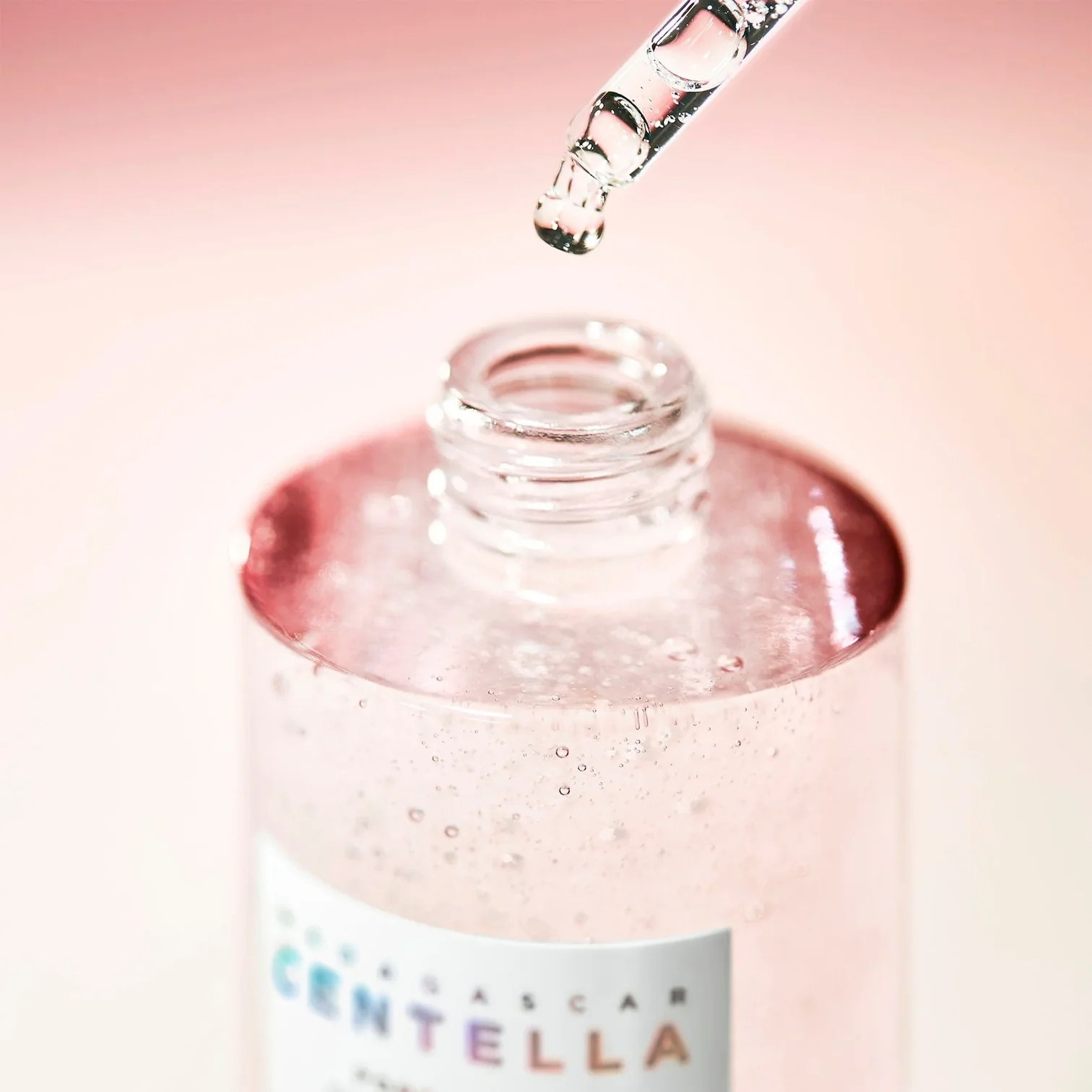 close up shot of the centella serum