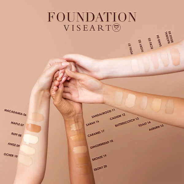 VISEART Long Wear Flawless Foundation (Nory)