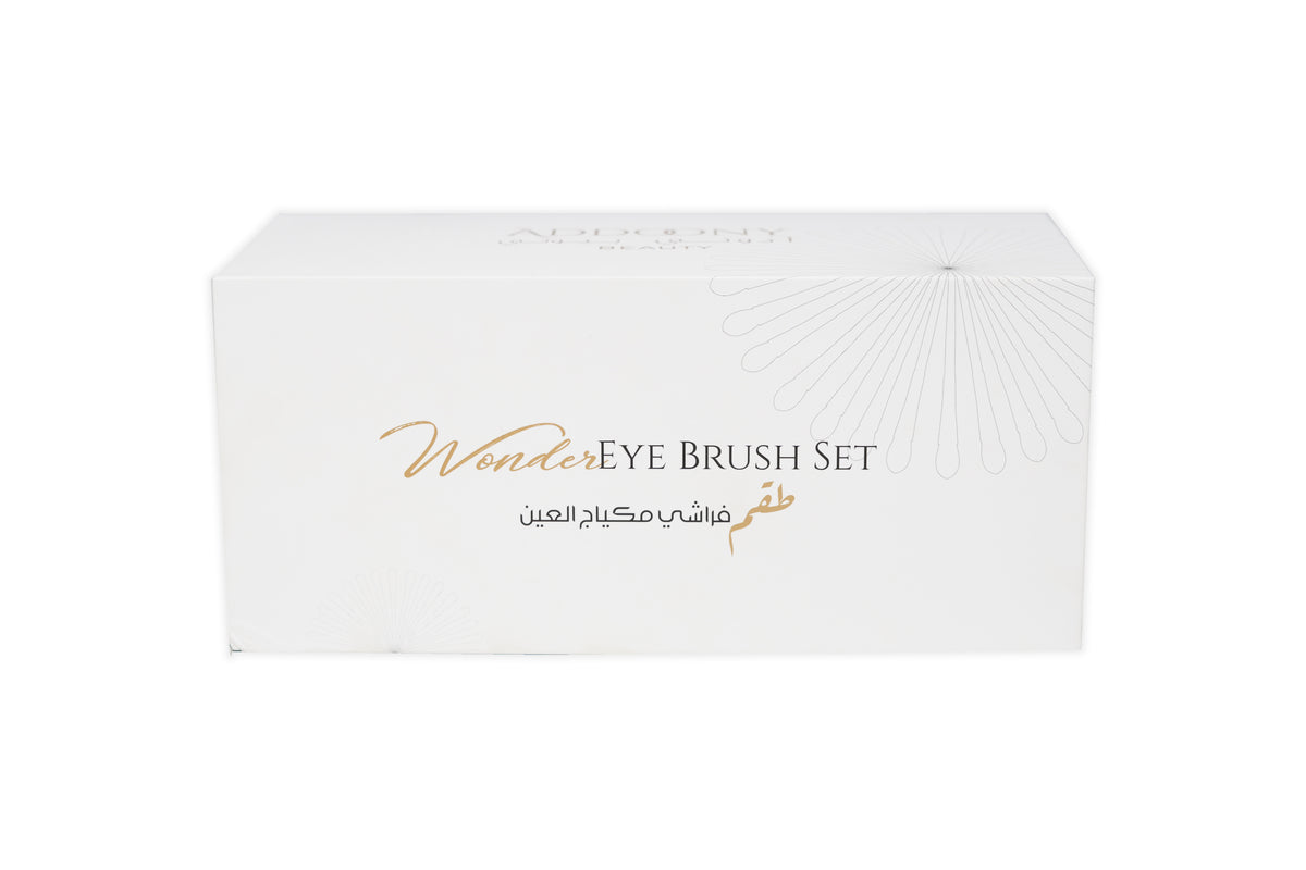 Addoony Beauty eye brush set with 12 detailed makeup brushes, perfect for eyeshadow application and blending.