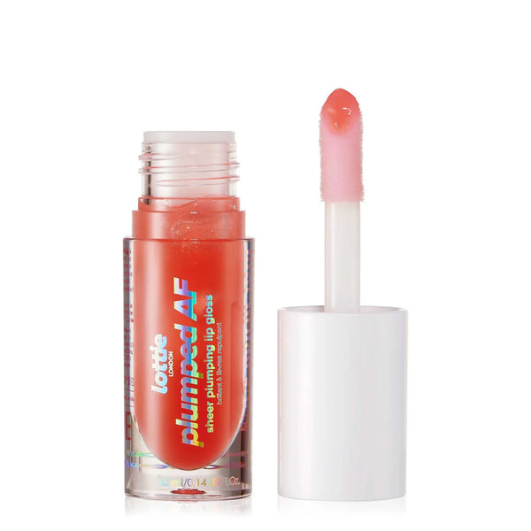 Lottie London-Plumped AF Peach Please plumping lip gloss
