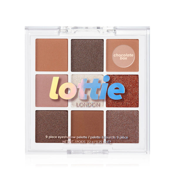 Lottie London- Lottie Palette Chocolate Box eyeshadow لوتي - باليت ايشادو - شوكلت بوكس