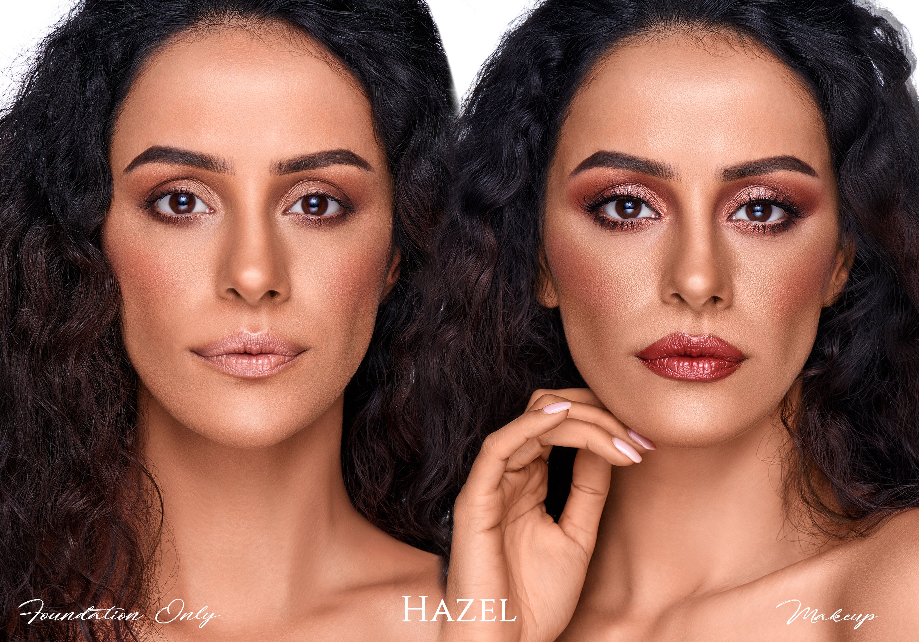 Addoony Beauty So Perfect Foundation in Hazel shade, featuring smooth, creamy texture and natural finish in a sleek compact.