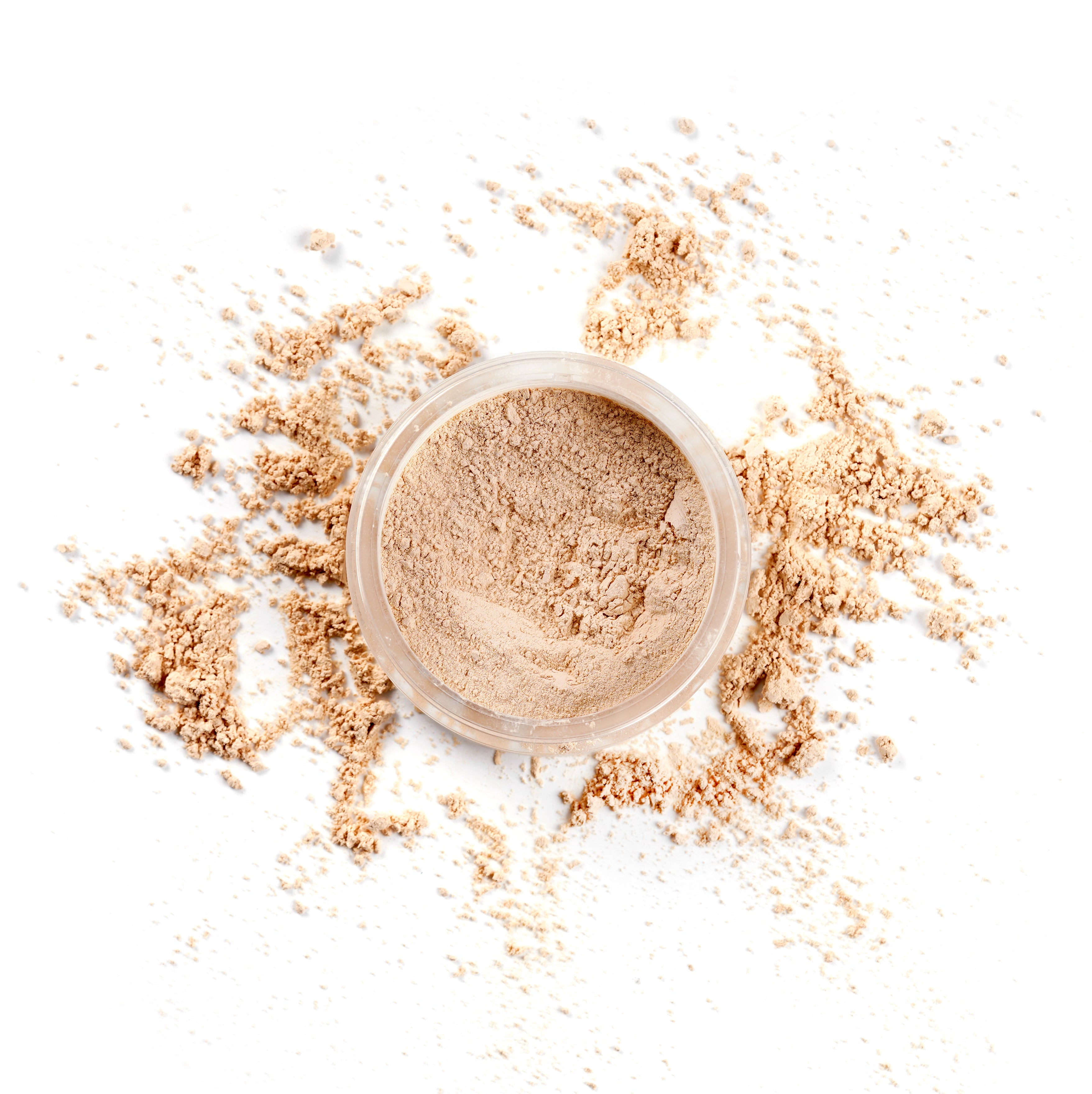 Addoony Ever After Powder mineral veil in a sleek container, designed to set makeup and provide a smooth, matte finish.