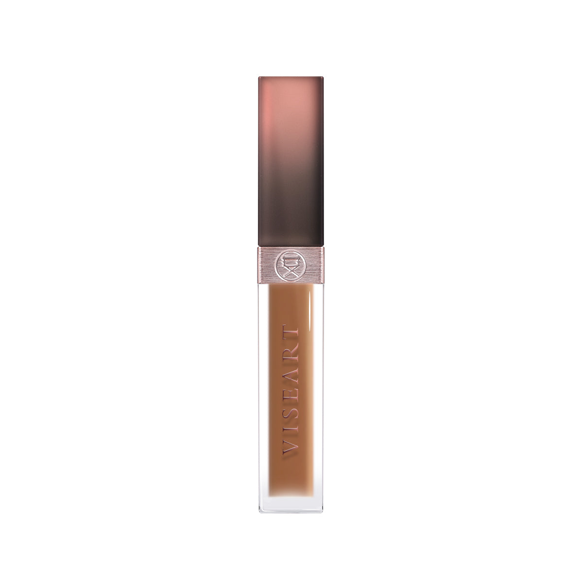Viseart Long Wear Radiant Concealer in Dusky, displayed with a smooth application on the skin, highlighting its brightening effect.